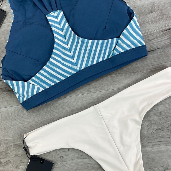 ☀️HURLEY☀️ QUICK DRY HZRD HIGH NECK Q/D HIPSTER BIKINI SET - Picture 13 of 13
